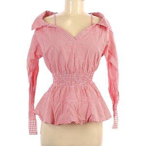 Peoleo Gingham top size M